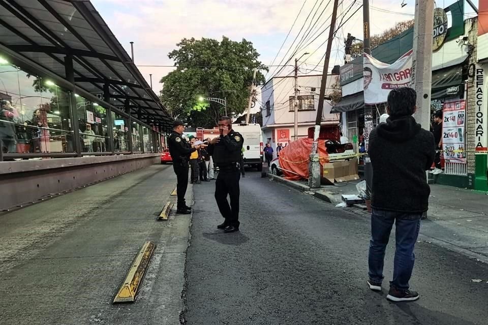 El adulto mayor fue trasladado al Ministerio Público.