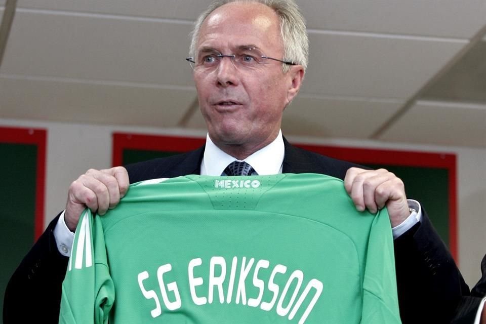 Sven-Goran Eriksson tuvo un corto paso con la Selección Mexicana.