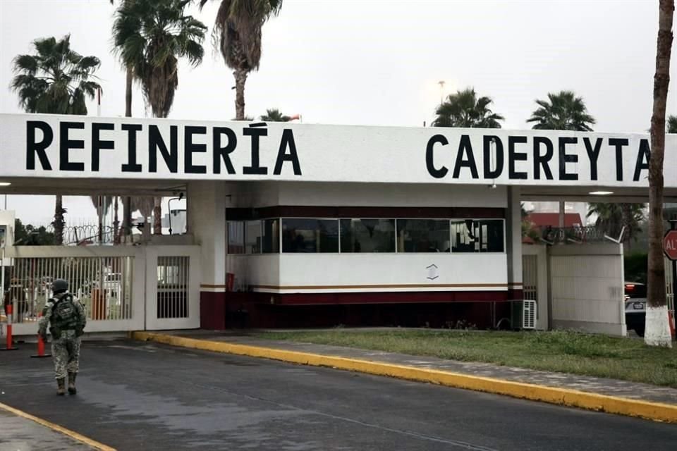 Refinería de Pemex, en Cadereyta.