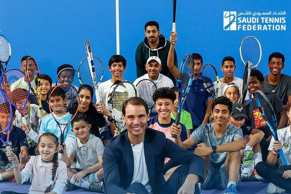 Rafael Nadal será el nuevo embajador de la Federación de tenis en Arabia Saudita, parte del empeño del reino de invertir en área deportiva.