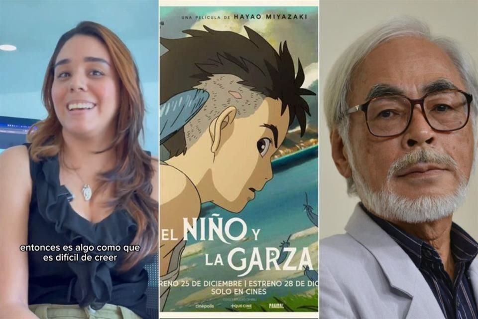 Geraldine Fernández dijo que trabajó en 'El Niño y la Garza', la nueva película de Miyazaki, pero su nombre no aparece ni en los créditos.