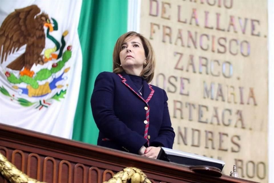 'Respecto a una queja que afecta a diferentes actores, particularmente, a nosotros nos compete lo respecto a la ex Jefa de Gobierno, Claudia Sheinbaum': Gabriela Salido, presidenta de la Mesa Directiva. 