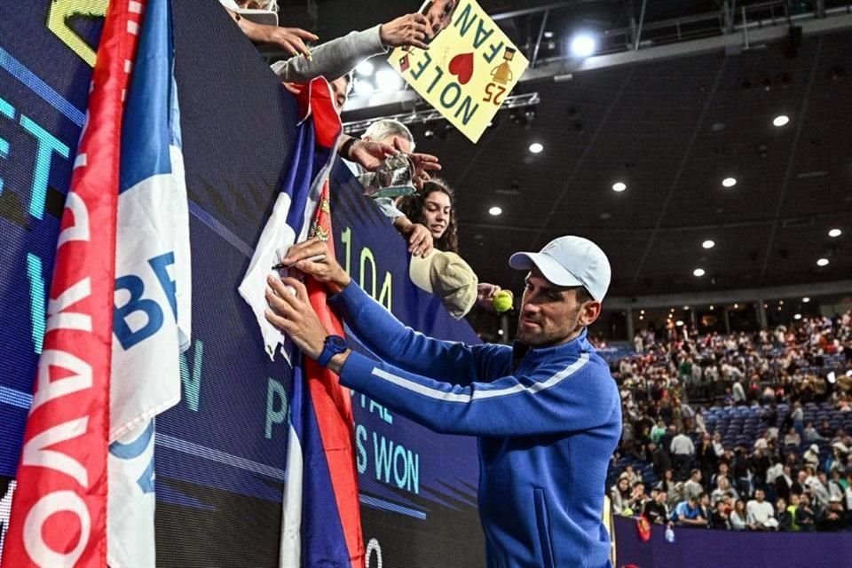 Esta vez fue cariño con la afición.