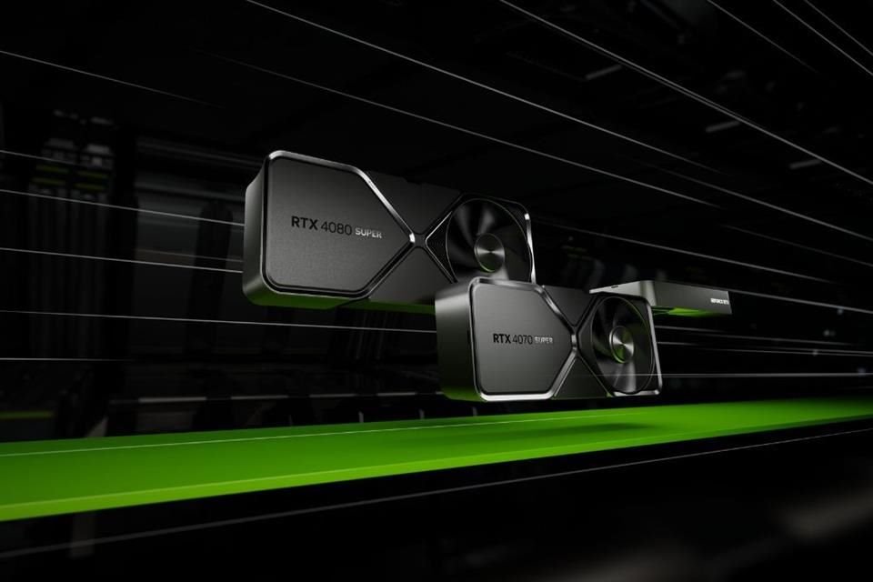 La nueva familia de tarjetas gráficas Super GeForce RTX 40 está recargada con IA para una mayor potencia en gaming y creación de contenido.