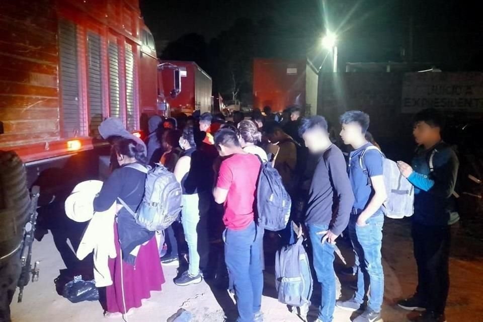 Del total de migrantes asegurados en las dos acciones, 334 son de Guatemala.