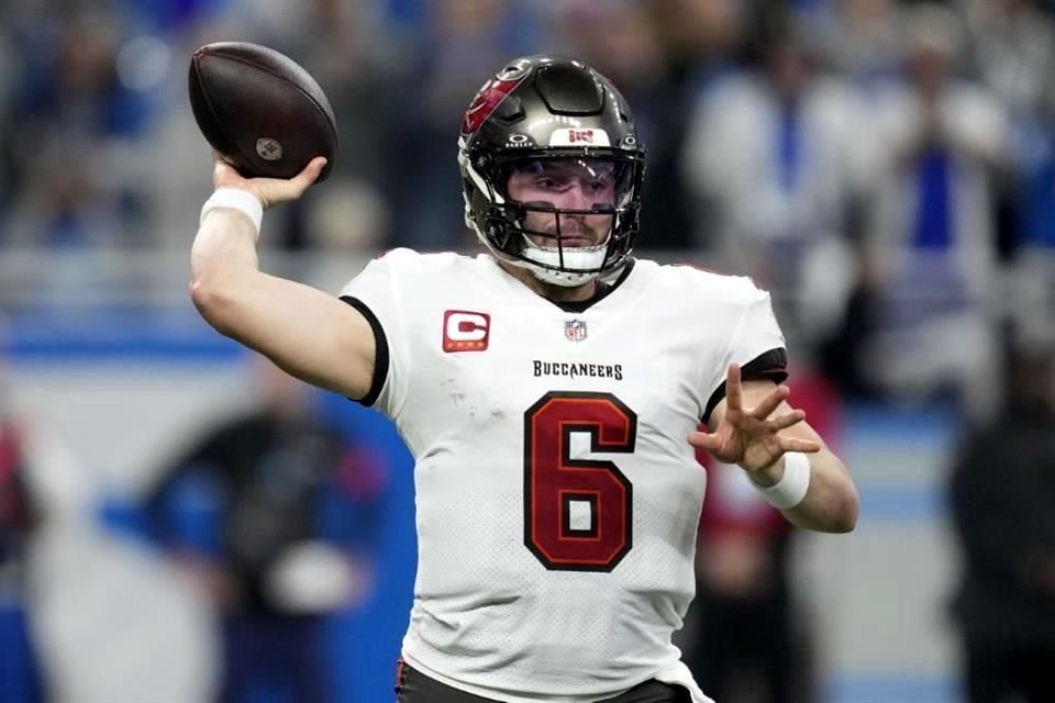 Pese a sus tres pases para anotación, Baker Mayfield no logró que Tampa Bay saliera vivo de Detroit.