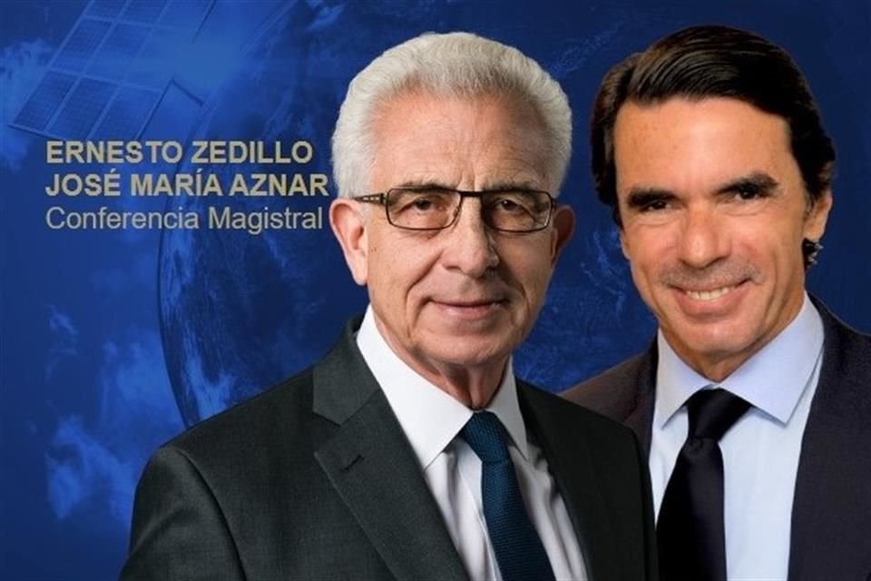 Zedillo y Aznar cerrarán el foro de Actinver en Hacienda de Los Morales, Polanco, este 24 de enero.