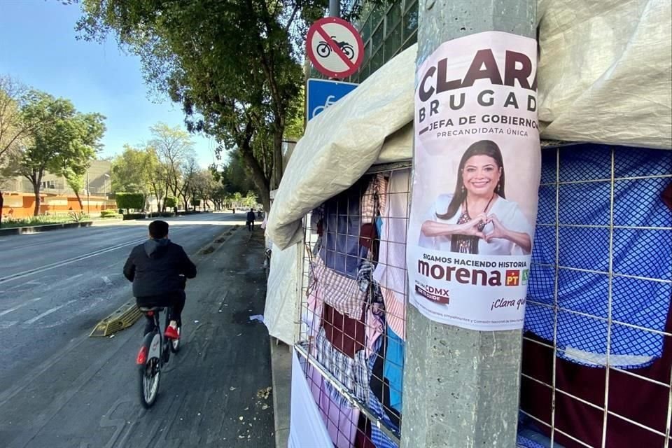 Desde el 3 de enero terminó  el periodo de precampaña, por lo que debieron retirarse los carteles.