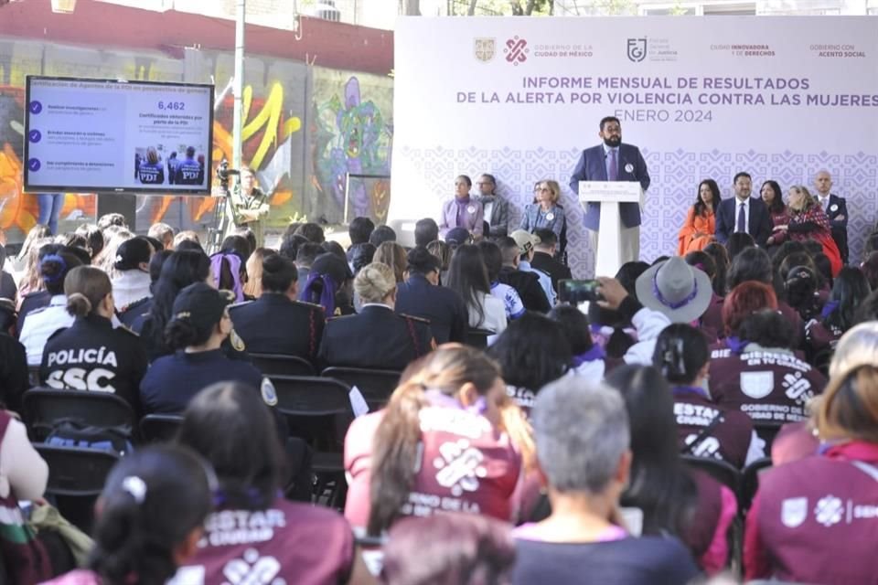 Autoridades afirmaron que las cifras de incidencia delictiva contra mujeres disminuyeron.