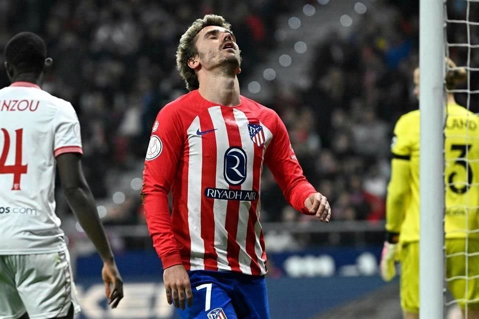 Antoine Griezmann falló un penal en la primera parte.