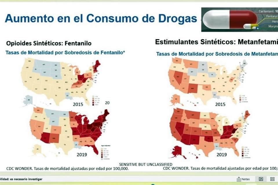 Nora Volkow dijo que desde 2015, las drogas sintéticas han tenido una evolución muy rápida en los Estados Unidos.