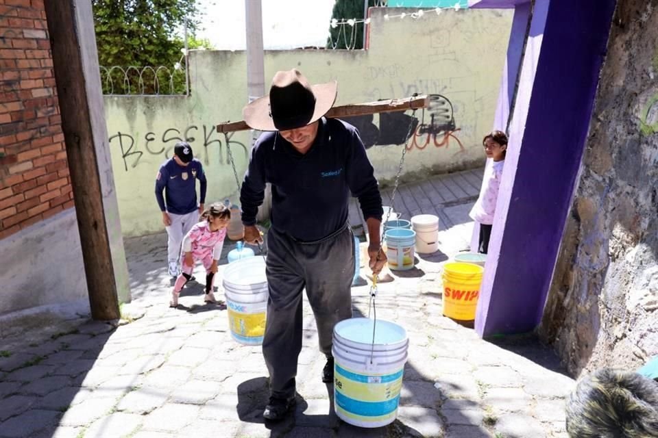 En las zonas metropolitanas del Valle de México y Valle de Toluca, Conagua a establecido tres recortes en los últimos meses.