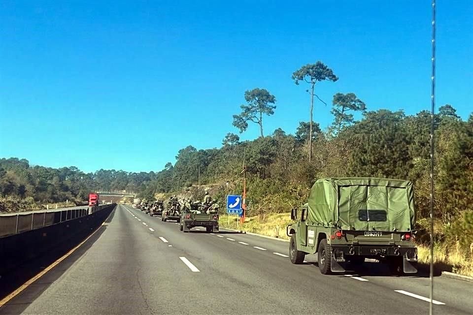 Al menos 550 integrantes del Ejército llegaron a Guanajuato para reforzar seguridad.