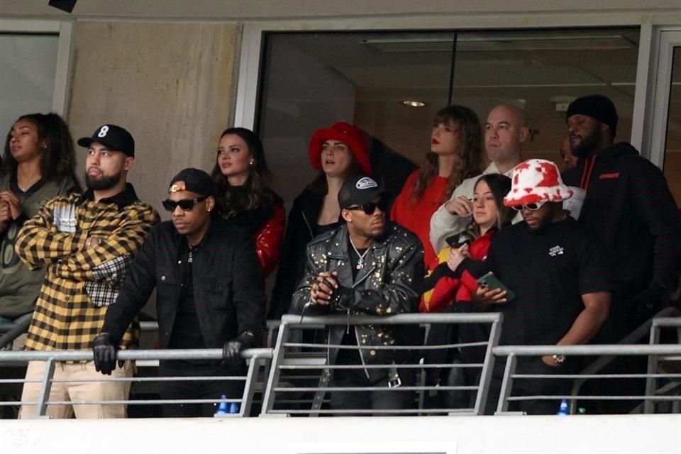 Taylor Swift con un pie en el Super Bowl LVIII