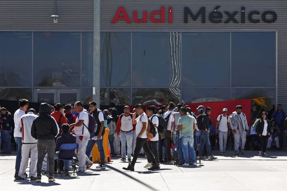 Huelga en Audi Puebla.