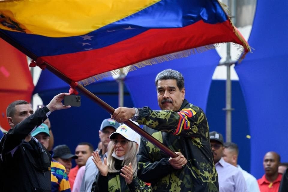 El Presidente de Venezuela, Nicolás Maduro durante un evento en Caracas, el 23 de enero del 2024.