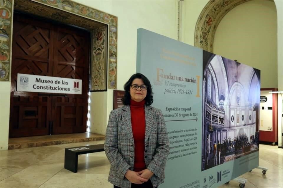 Rosalba Mejía, subdirectora del Museo de las Constituciones y curadora de la exposición.