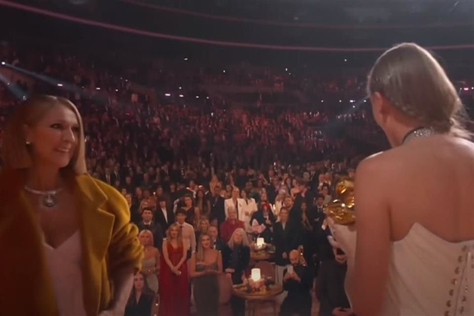 Swift se dio la vuelta para dar su discurso de agradecimiento, dejando de lado el mérito de Céline Dion.