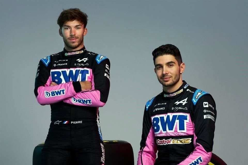 Pierre Gasly y Esteban Ocon se reportaron listos para la campaña 2024 de la F1.