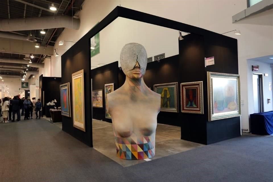 Obra de Arnaldo Cohen, una de las más llamativas del encuentro.