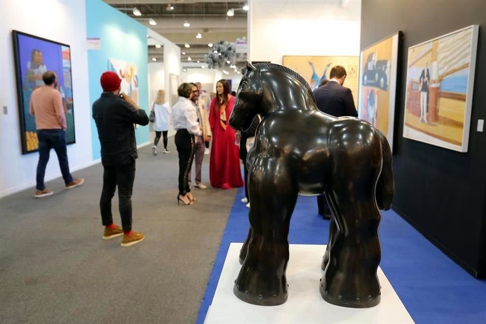 Fernando Botero, artista colombiano fallecido el año pasado, está muy presente en la sección de Arte Moderno.