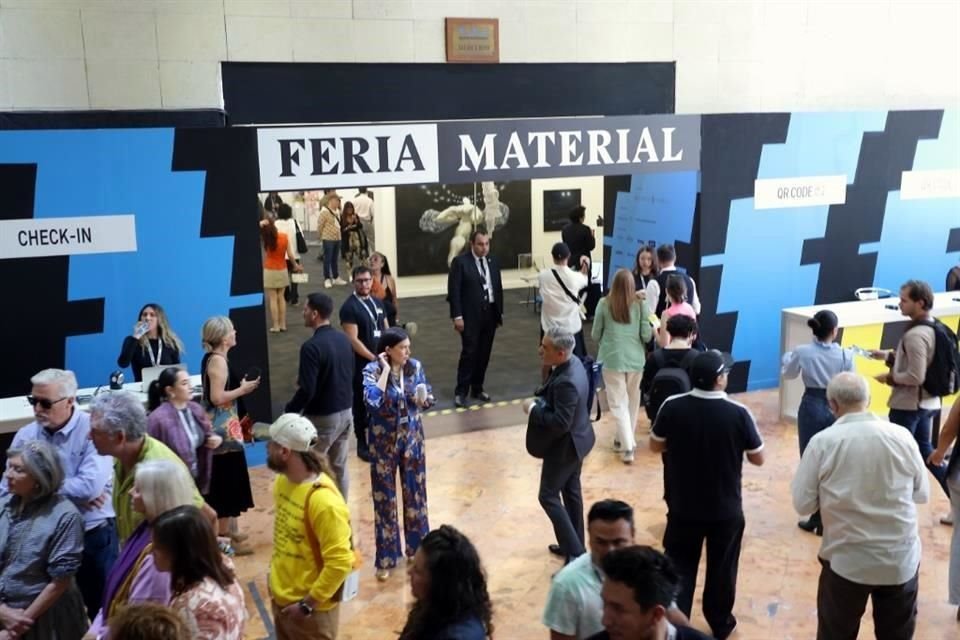 Material Art Fair permanecerá abierta hasta este domingo en el recinto de Avenida Morelos 67, Colonia Juárez.