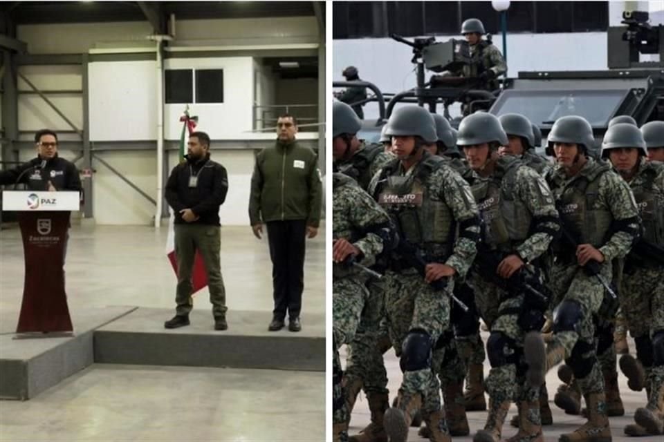 En Zacatecas, donde en últimos días han asesinado a familiares de políticos, presumieron disminución delictiva y despliegue de militares.