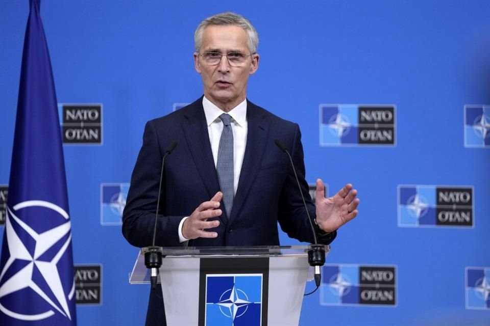 El Secretario General de la OTAN, Jens Stoltenberg, durante una conferencia de prensa en Bruselas, el 7 de octubre del 2024.