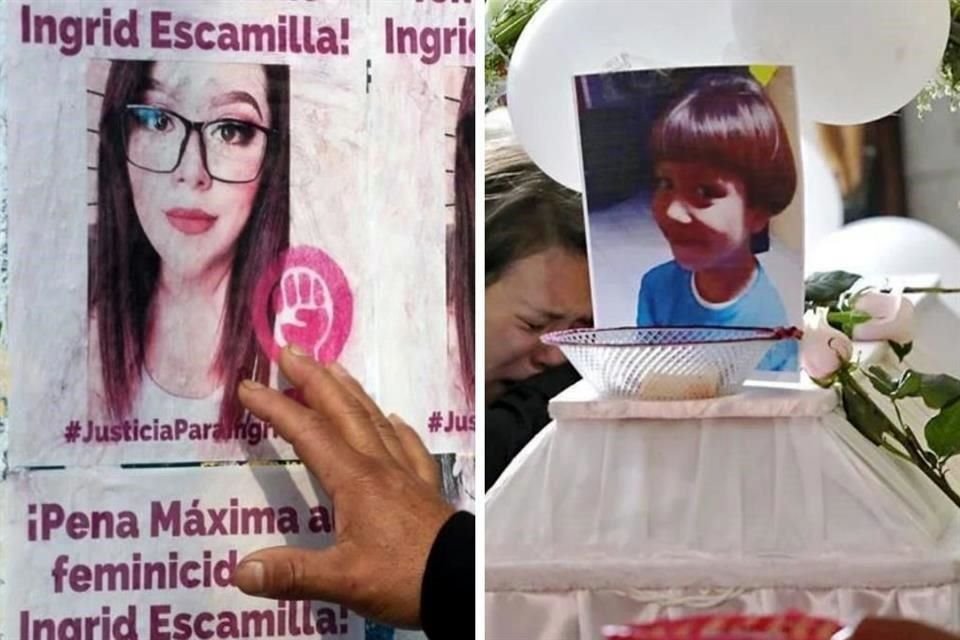 Ingrid Escamilla y Fátima Cecilia fueron víctimas de feminicidio en febrero de 2020.