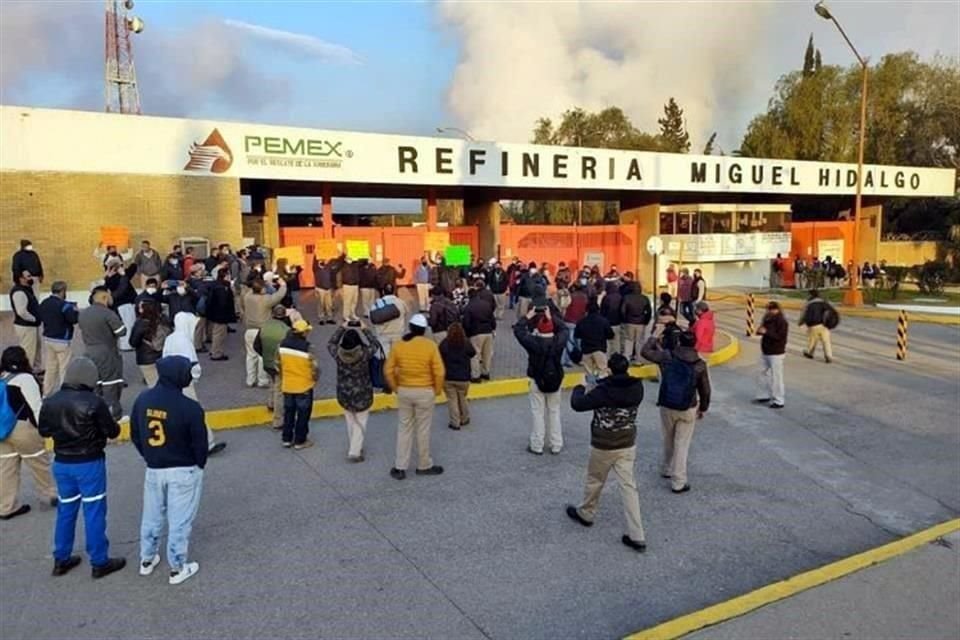 El saldo preliminar es de seis trabajadores heridos.
