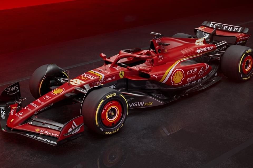 Ferrari presentó su auto 70 de F1.