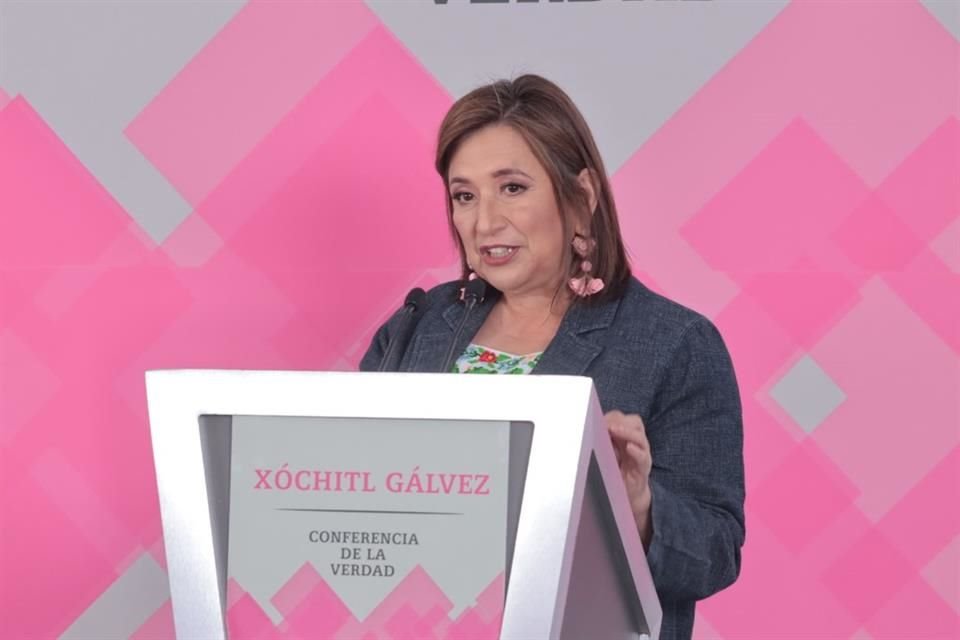 Xóchitl Gálvez, candidata a la presidencia de México.