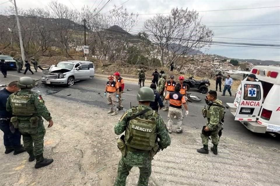 Al sur de Taxco, el Alcalde del Municipio, Mario Figueroa (Morena), fue el blanco de un ataque a balazos, aunque resultó ileso.