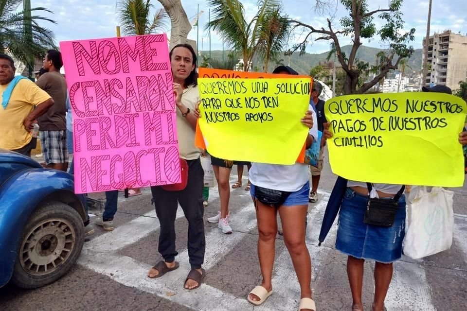 Algunos damnificados acusaron que no los han censado.