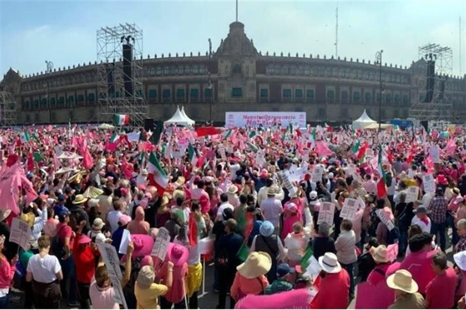 El domingo 19 de mayo habrá una movilización en el Zócalo de la CDMX para arropar a Xóchitl Gálvez.