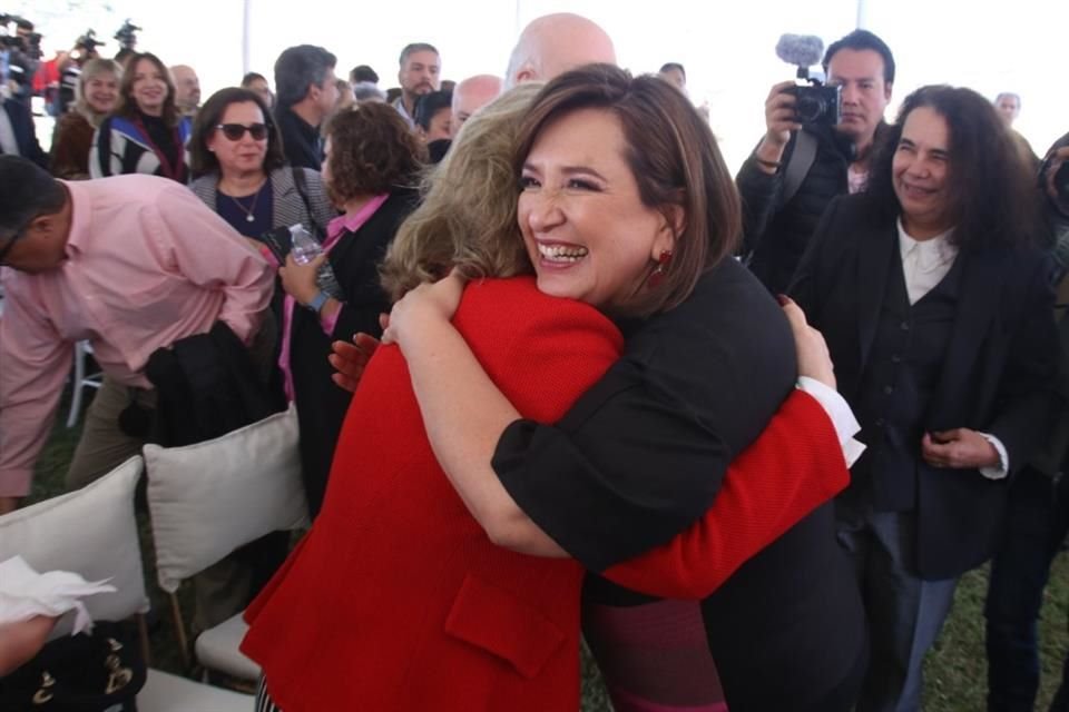 Xóchitl Gálvez durante su encuentro en Tala, Jalisco.