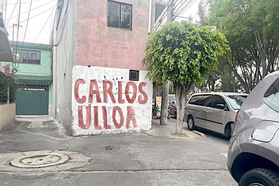 En alcaldías como Tlalpan hay bardas con bardas pintadas en apoyo de funcionarios.