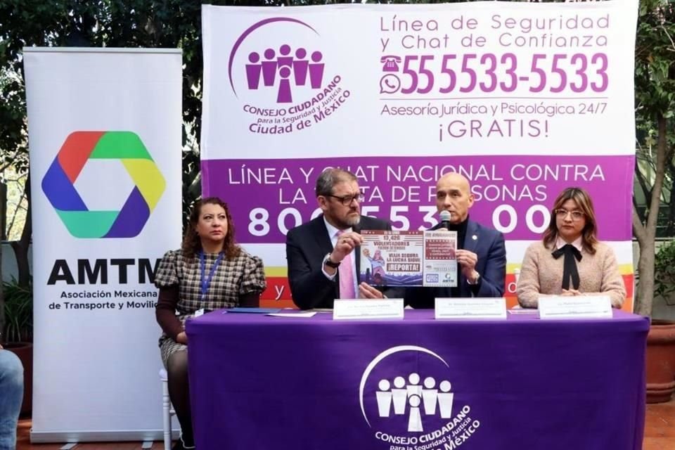 Los carteles serán instalados en camiones y unidades de transporte público.