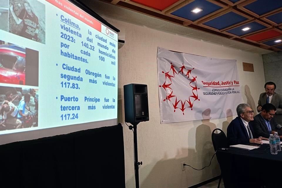 Cada año, desde 2009, el Consejo que encabeza José Antonio Ortega presenta el ranking de las ciudades más violentas.