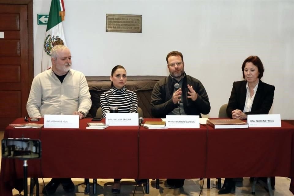 'Tendremos un estand que no tiene precedentes', dijo Ricardo Marcos (al micrófono), Secretario Técnico de Conarte.