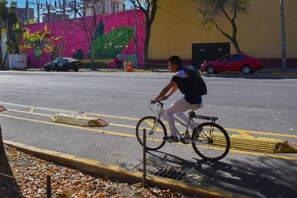 La dependencia aseguró que el tramo ciclista tendrá conectividad con el sistema de movilidad integral a través del carril Trole-Bici de Eje 2 Sur.