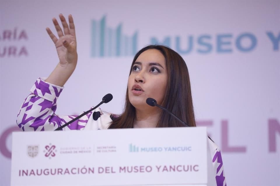 Katya Echazarreta usó el auditorio que lleva su nombre para pronunciarse sobre un asunto urgente más allá de los tiempos políticos.