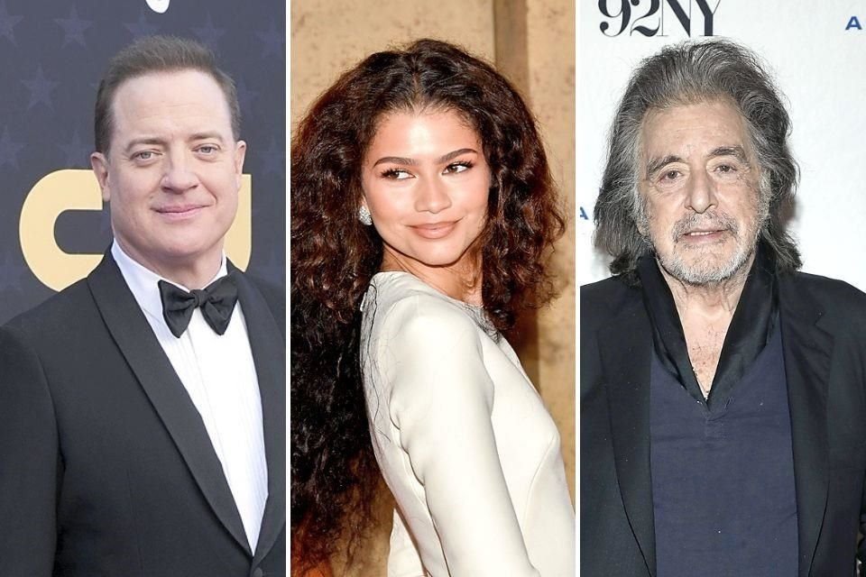 Brendan Fraser, Zendaya y Al Pacino figuran en el primer grupo de presentadores del Óscar.