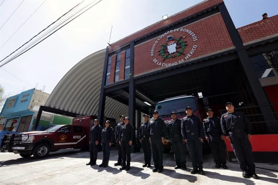 Con dos años de retraso, fue inaugurada la estación de Bomberos en Milpa Alta.