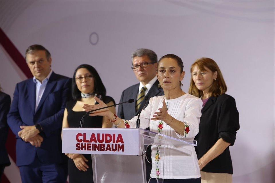 Equipo de campaña de Sheinbaum.