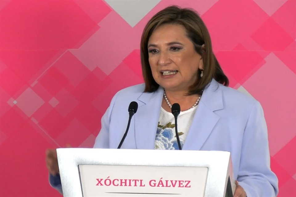 Seguridad, salud, agua y economía serán los ejes de campaña de Xóchitl Gálvez quien dijo que remontará ante la candidata Claudia Sheinbaum.