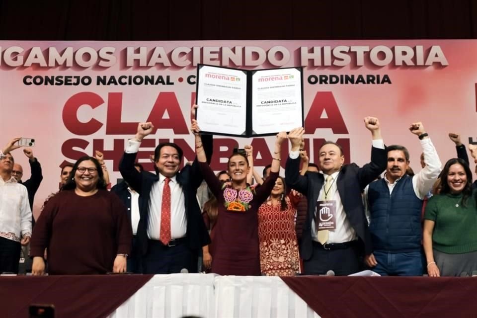 La candidata de la coalición 'Sigamos Haciendo Historia' es respaldada por Morena, el Partido del Trabajo y el Partido Verde.