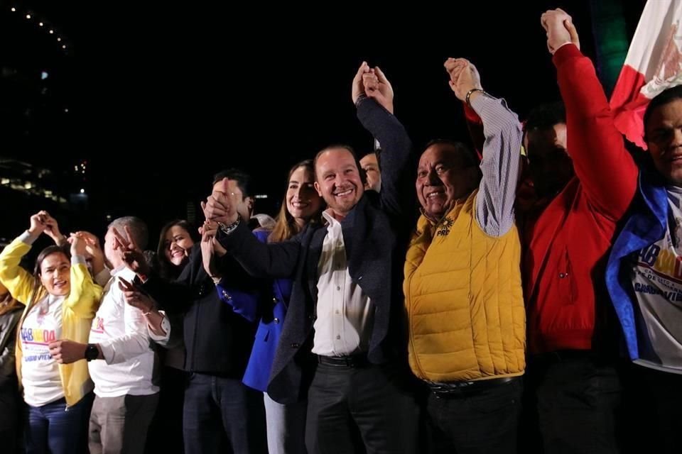 El arranque de Taboada tuvo lugar con un Ángel de la Independencia amurallado como fondo.