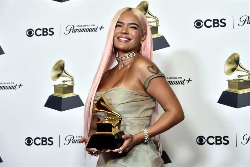 La colombiana obtuvo su primer Grammy el mes pasado.