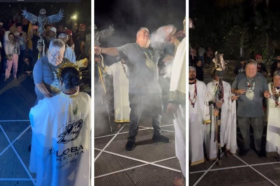 Ritual de Manuel Huerta Ladrón de Guevara en Catemaco, Veracruz.